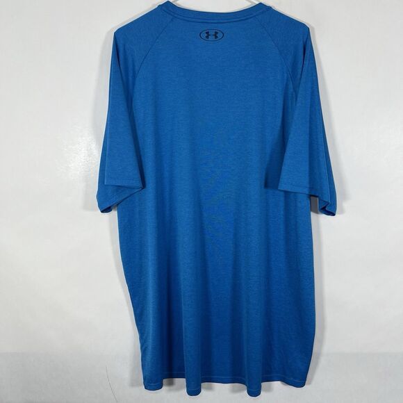Under Armour The Tech Tee T Shirt Mens Size 3XLT Light Blue Short Sleeve Stretch - Picture 8 of 10